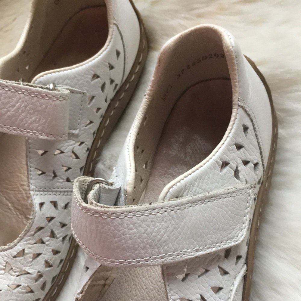 RIEKER SUPER CUTE WHITE MARY JANE STYLE WOMEN FLATS - Picture 3 of 8